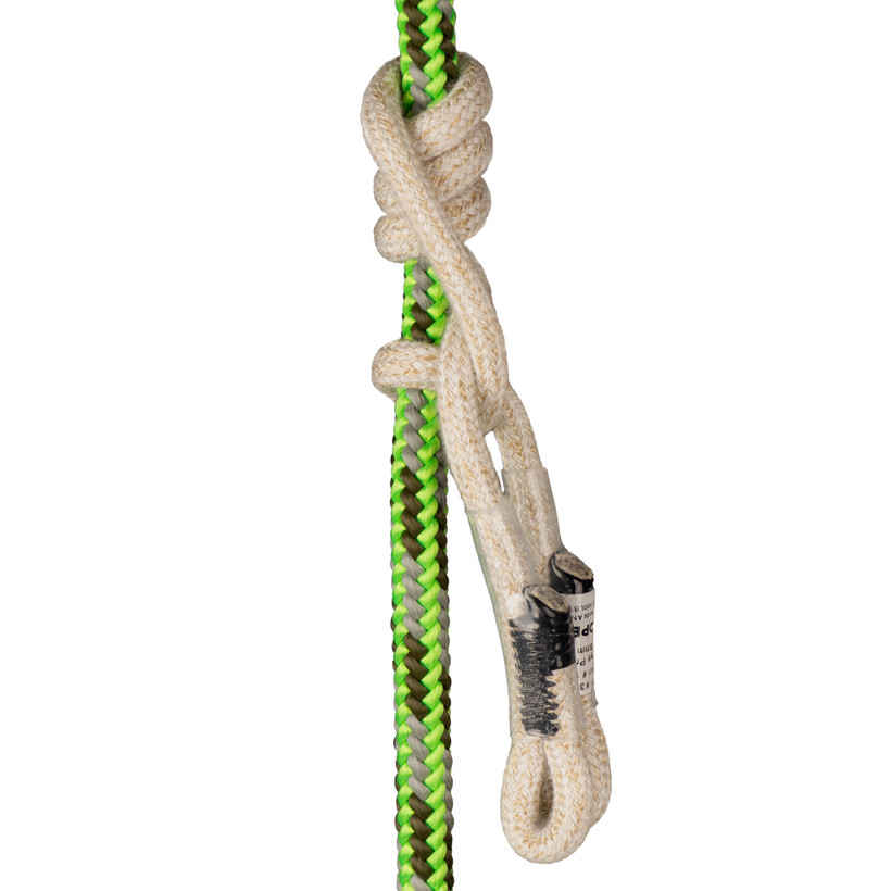 Active slide of Rope Logic's HRC 8mm Sewn Eye to Eye Prusik 24in