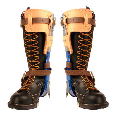 Buckingham Pole Climbing Gaffs Set Replaceable No Twist | Sherrilltree