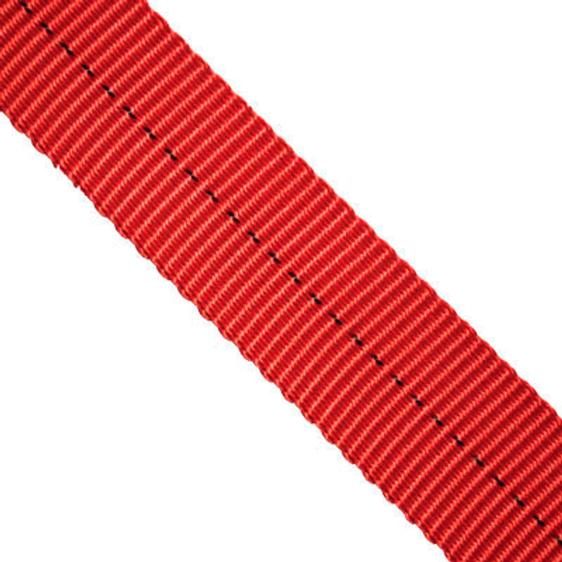 Active slide of CMI 1in Nylon Tubular Webbing Per Foot red