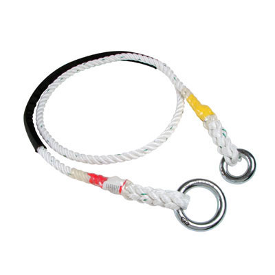 Active slide of Rope Logic's 3 Strand Friction Saver Lanyard Only Steel Ring 10ft