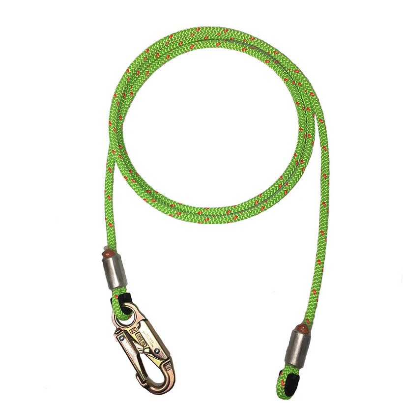 Active slide of Rope Logic's 1/2in Wirecore Flipline w/ Steel Snap 8ft