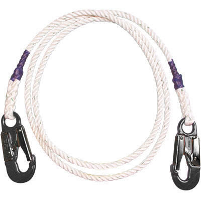 Active slide of Rope Logic's 3 Strand Lanyard 2 Aluminum Snaps 8ft