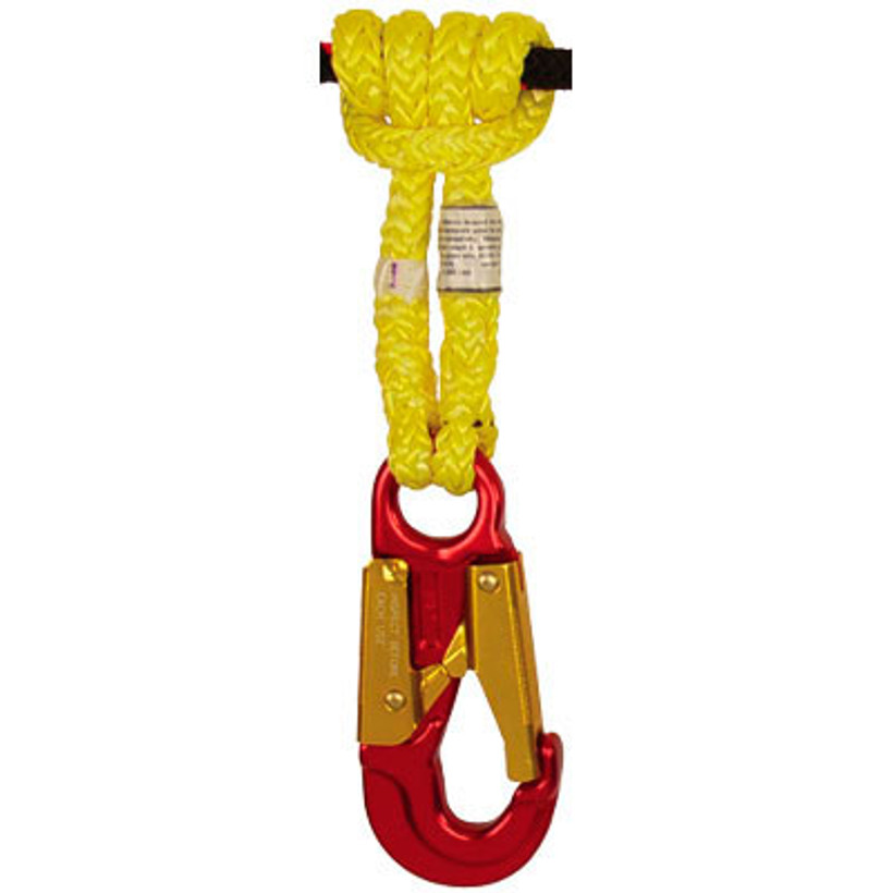 Active slide of Rope Logic's Samson 12 Strand Tenex Hand Spliced Prusik with Aluminum Snap