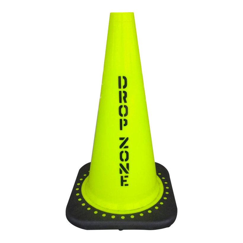 Active slide of JBC Non-reflective Drop Zone Cone 18in Lime