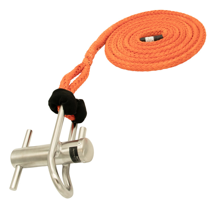 Active slide of Notch Medium Stainless Steel Portawrap & 14ft Eye Sling up to 9/16in