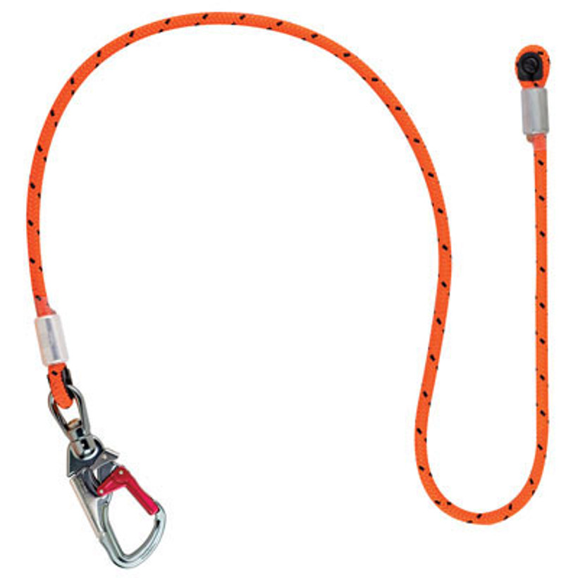 Active slide of Rope Logic's 1/2in WireCore Flipline ISC Swivel Aluminum Snaps 12ft