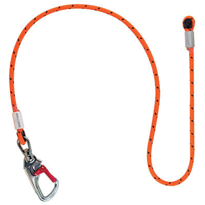 Active slide of Rope Logic's 1/2in WireCore Flipline ISC Swivel Aluminum Snaps 12ft