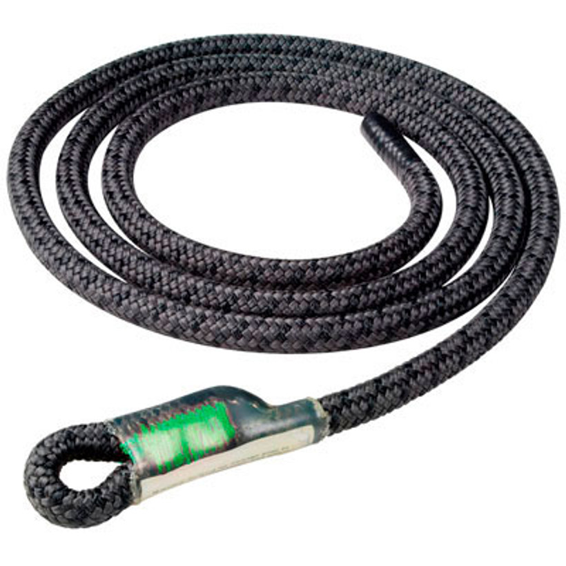 Active slide of Rope Logic's Bee Line Black Single Eye Tail 10mm 5ft