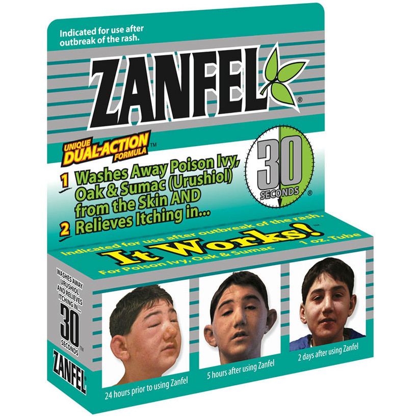 Active slide of Zanfel Poison Ivy Wash