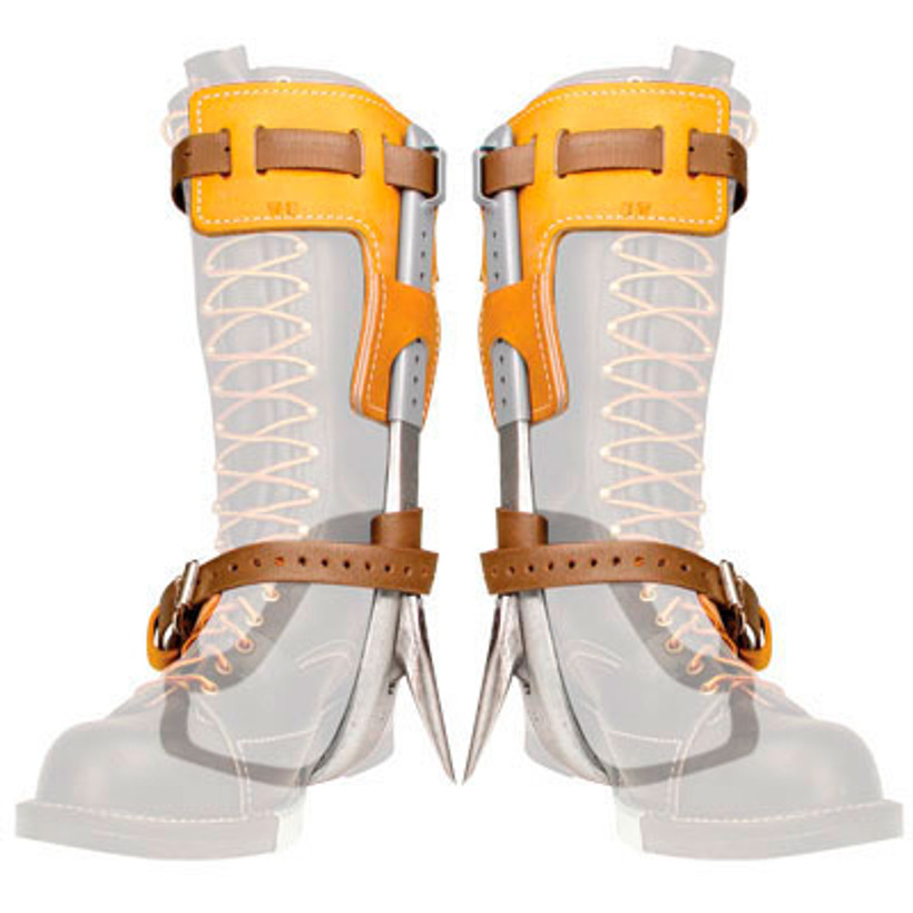 Active slide of Bashlin Aluminum Tree Climbers Replacable Gaffs Set