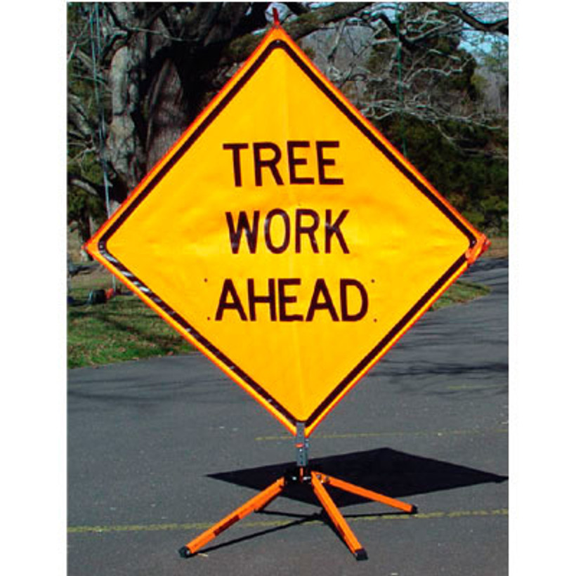 Active slide of SafeZone Tree Signs 36in Set