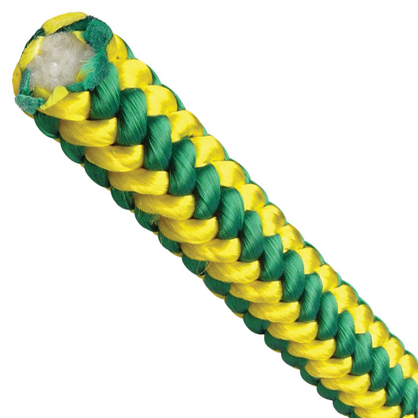 Active slide of Yale Pro Stripe Rope 13mm Climbing Rope