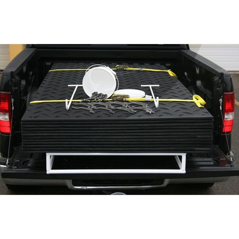 Active slide of AlturnaMat MAT-PAK 3ft by 8ft Black
