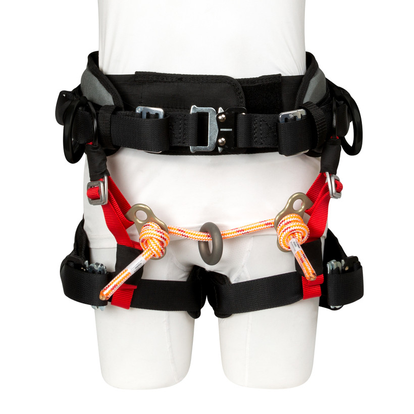 Active slide of Buckingham Ergovation Tree Climbing Harness