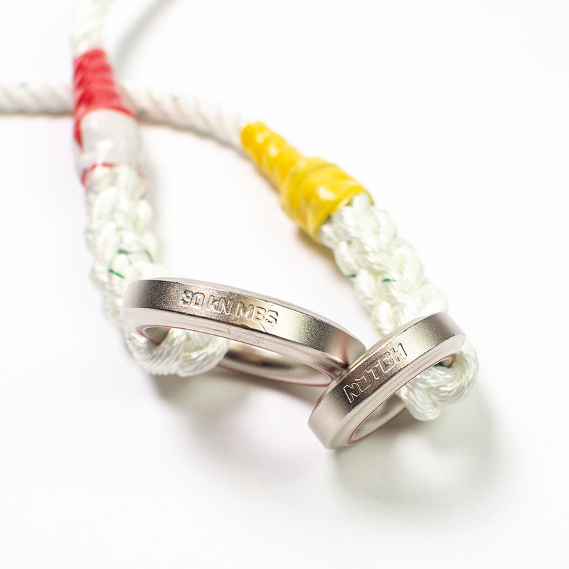 Active slide of Notch Treemaster Friction Saver with Wear Safe™ Rings