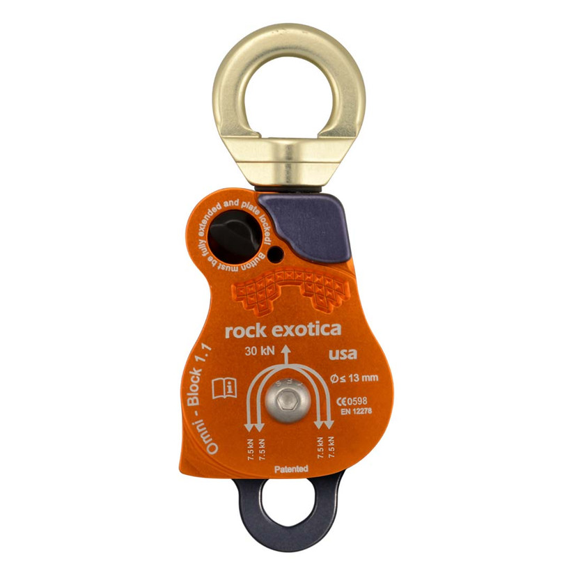 Active slide of Rock Exotica Omni-Block 1.1 Double Pulley