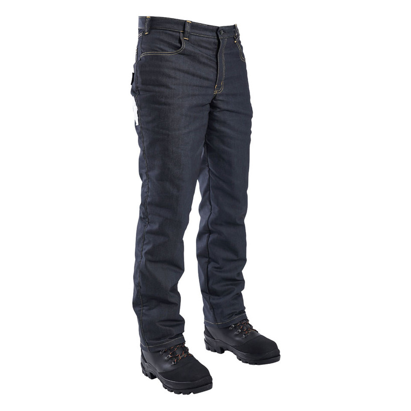 Active slide of Clogger Denim Men's UL Chainsaw Pants