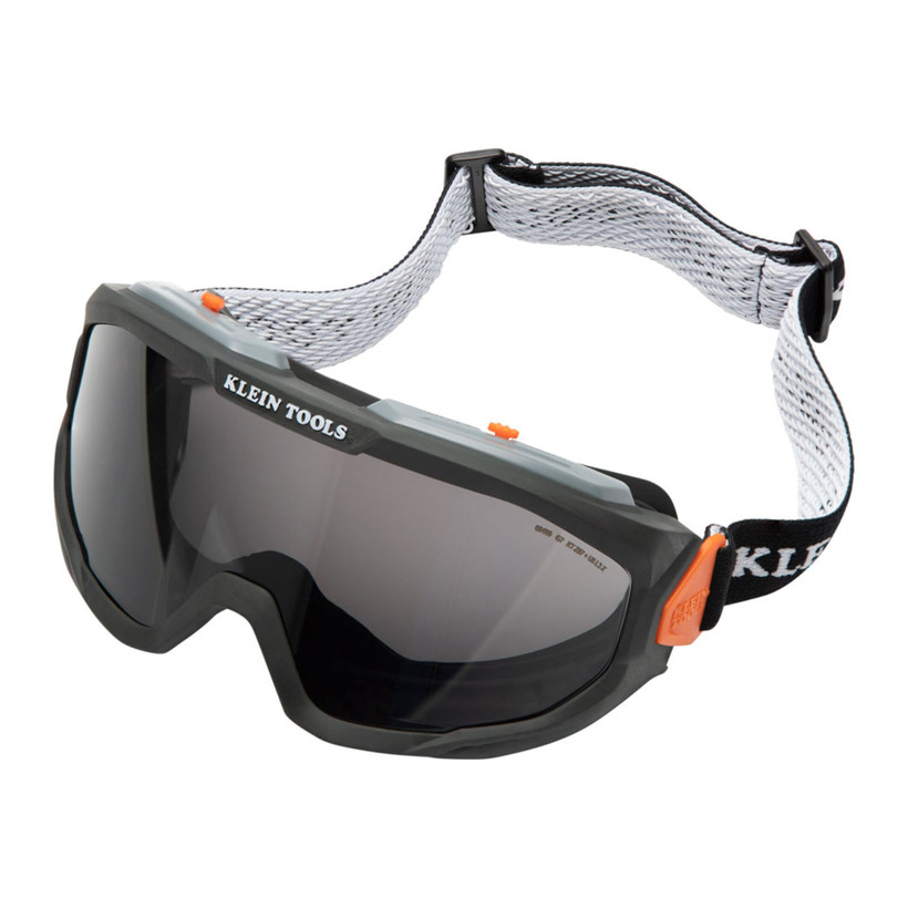 Active slide of Klein Safety Goggles, Gray Lens