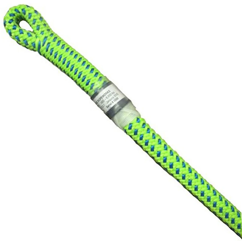 Active slide of Teufelberger Tachyon 11.5mm Climbing Rope