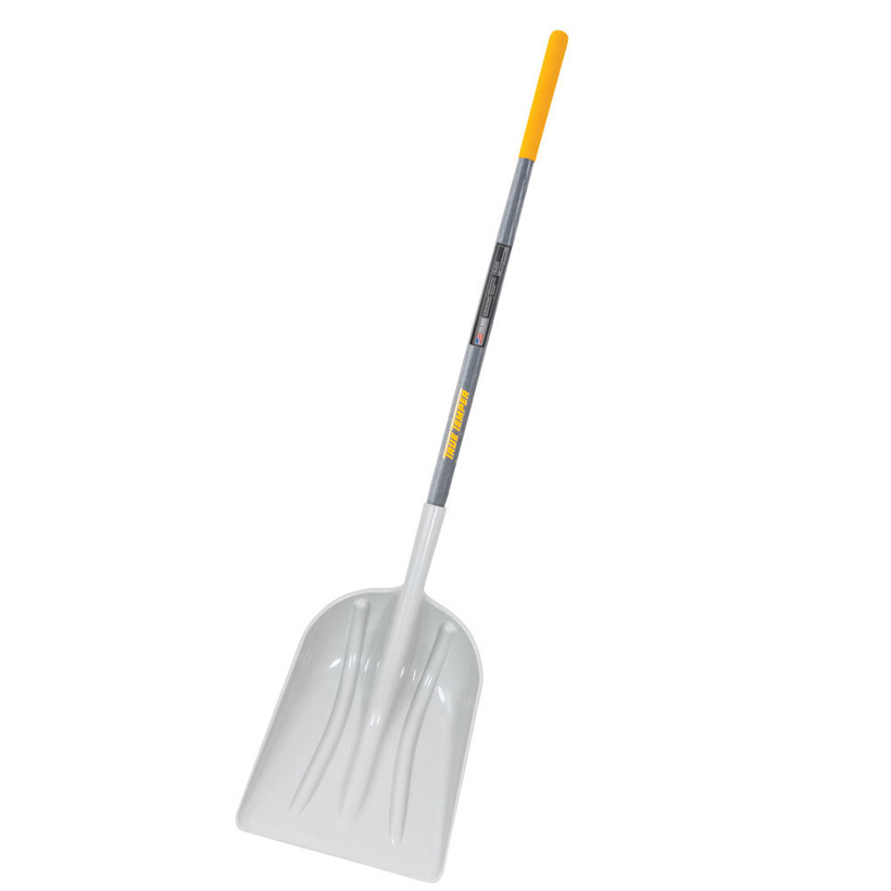 Active slide of 1680100 True Temper #12 Poly Scoop w/ Cushion Grip on Hardwood Handle