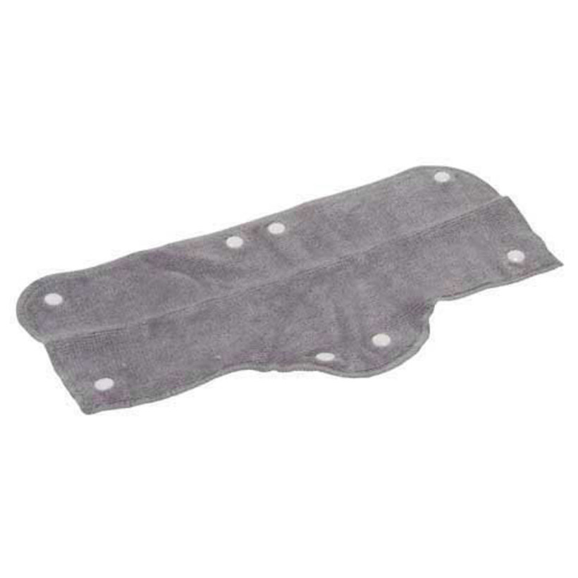Active slide of Terry Cloth Sweatband Retrofit to Most Cap via Integrated Snaps