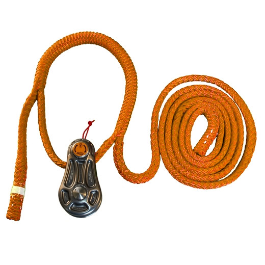 Active slide of DMM Small Impact Rigging Block and Sling Combo