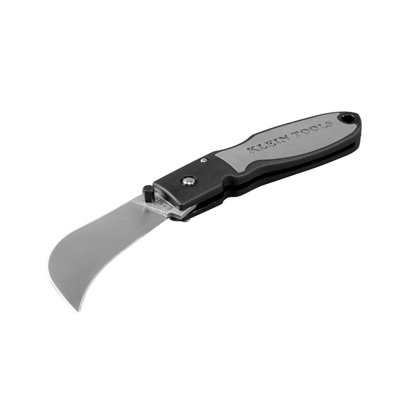 Active slide of Klein Hawkbill Lockback Knife with Clip
