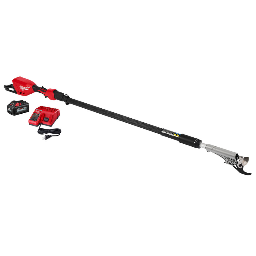 Active slide of Milwaukee M18 Brushless Telescoping Pole Pruning Shears Kit