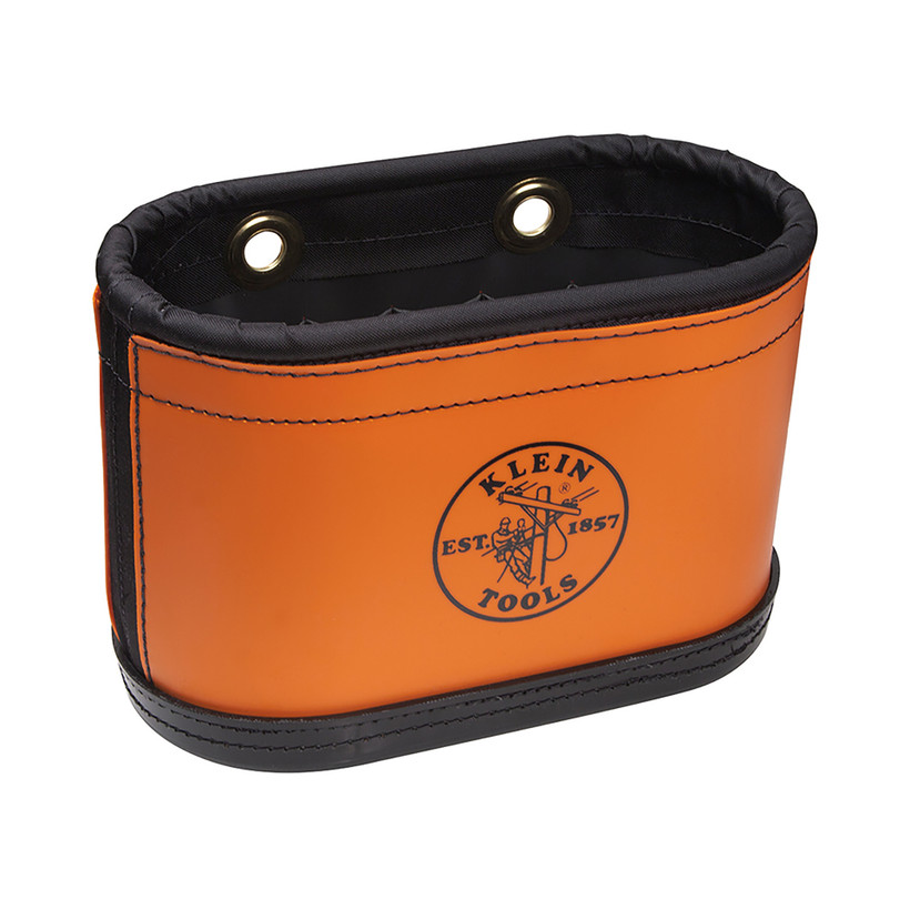 Active slide of Klein Hard-Body Bucket, 15 Pocket Oval Bucket with Kickstand
