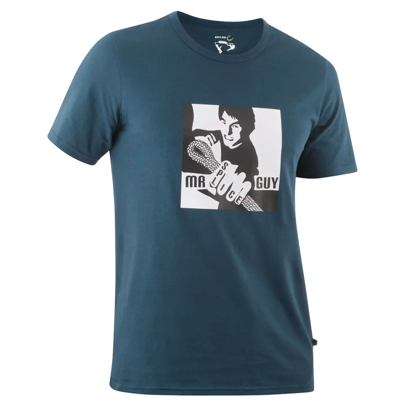 Active slide of Edelrid Men's Mr. Splice Guy T-Shirt