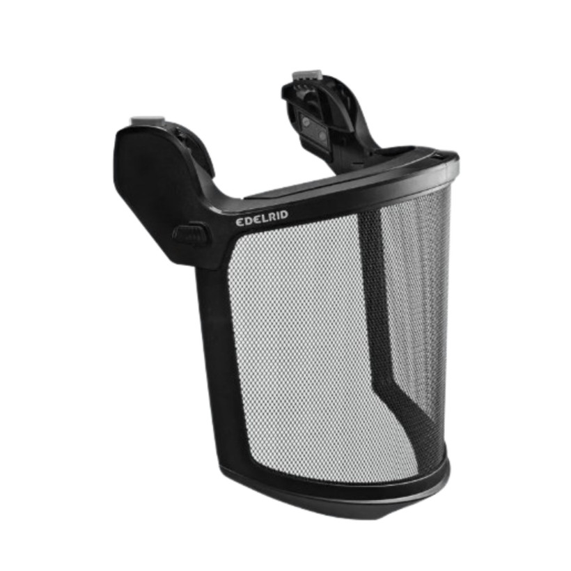 Active slide of Edelrid Helmet Visor Full Face Mesh