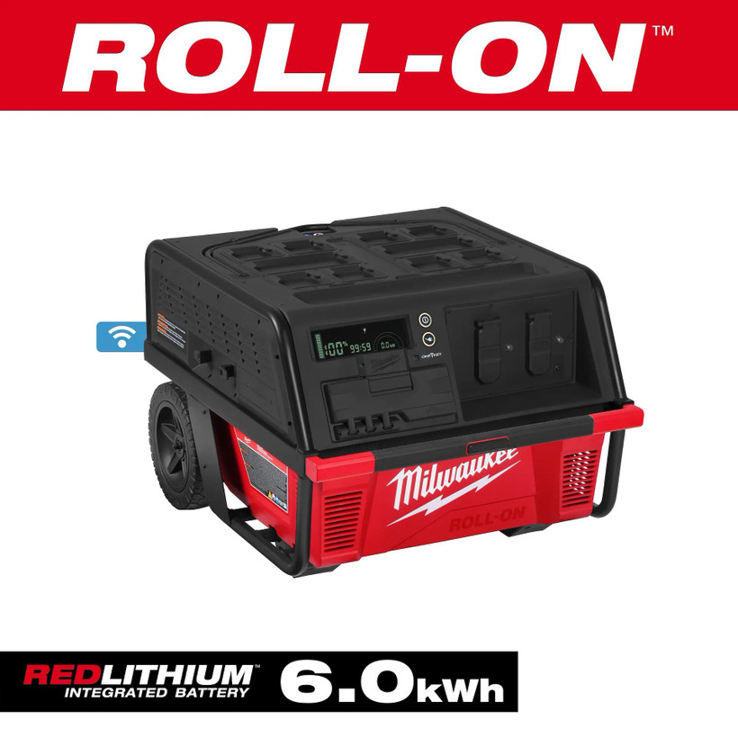 Active slide of Milwaukee ROLL-ON 7200W/3600W 6.0kWh Power Supply