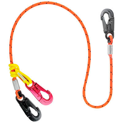 Rope Logic's 1/2in WireCore 2N1 Lanyard with Aluminum Snaps 12ft