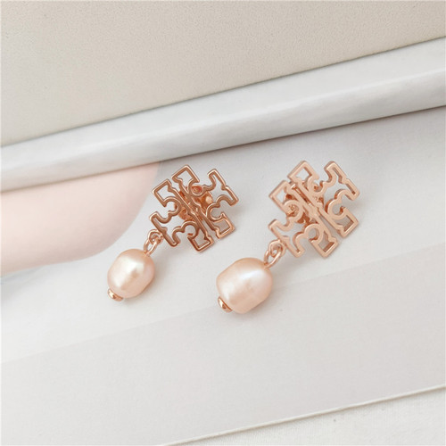 Tory Burch Kira Crystal Pearl Drop Earrings - Gold, Rose Gold, Silver -  Luxe Time