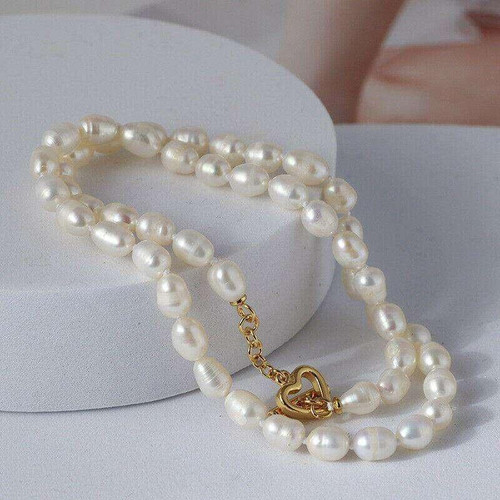 Kate Spade White Pearl Drop Mini Pearl Gold Heart Drop Necklace w/ Gift Box Luxe Galaxy