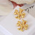 Tory Burch Roxanne Gold Large Clip On Earrings