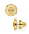 Tory Burch Enameled White Gold Raised Logo Stud Earrings