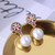 Tory Burch Miller Pave Pearl Drop Earrings - Gold, Rose Gold, Silver