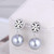 Tory Burch Miller Pave Pearl Drop Earrings - Gold, Rose Gold, Silver