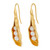 Tory Burch Peapod Freshwater Pearl Gold French Wire Drop Earrings - Single, Double