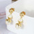 Tory Burch Matte Gold Pearl Drop Dangle Earrings