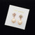 Tory Burch Logo Rose Gold Pearl Drop Earrings w/ Card