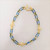 Tory Burch Roxanne Chain Link Necklace  - Rolled Tory Gold / Green Multi