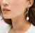 Kate Spade Best Buds Linear Leaf Drop Earrings - Pink, White Luxe Galaxy