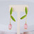 Kate Spade Best Buds Linear Leaf Drop Earrings - Pink, White Luxe Galaxy