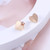 Copy of Copy of Kate Spade Folded Heart Stud Earrings - Rose Gold - Luxe Galaxy