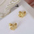 Kate Spade Gold Tone All Abuzz Bee Stud Earrings On Card w/ Gift Box Luxe Galaxy