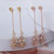 Kate Spade Heart Clove Flower Cluster Drop Earrings - Gold, Rose Gold