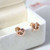 Kate Spade Loves Me Knot Rose Gold Stud Earrings on Card w/ Gift Box Luxe Galaxy