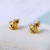 Kate Spade Holiday Gold Monkey See Monkey Do Stud Post Earrings w/ Gift box Luxe Galaxy